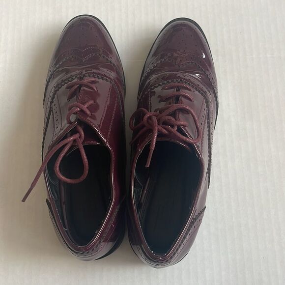 ASOS Patent leather wing tip shoes - Picture 3 of 5